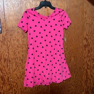NWT Pink w/ hearts dress/tunic